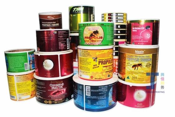 品質  High Durability Laser Engraving Foil Stamped Labels Customized Packaging 工場