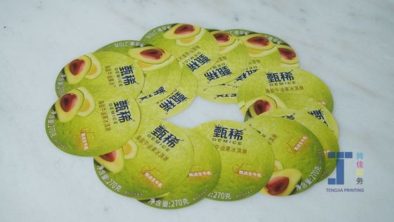 CMYK カラー Iml スチッカー 食品パッケージ スチッカー ラベル 調整可能