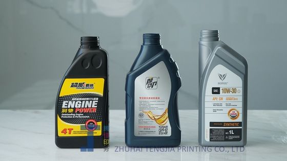 模具に吹いたボトル エンジンオイルボトル ラベル スティッカー 低静的