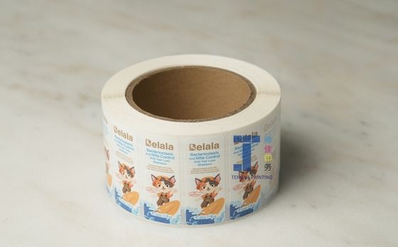 輝くマット表面 完成品 クラフトロールラベル 工芸紙ラベル OEM