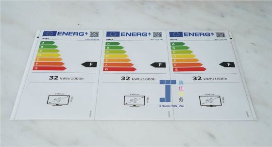 エネルギー識別 電子製品ステッカー 耐火性