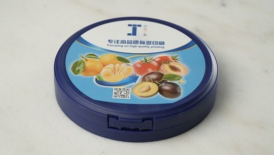 カスタマイズされたPPPE 牛乳粉末缶のキャップのための形状のラベル