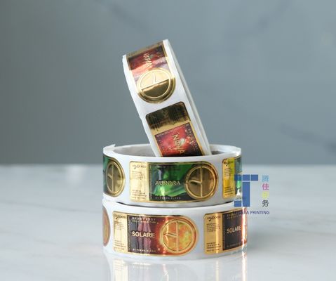 ロールシートパッケージング 彫刻されたステッカーラベル